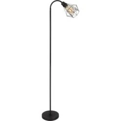 Globo Stehlampe Isabella 1-flammig Schwarz Matt 370 X 220 X 1750 Mm -Globo Lighting 9007371442430 3749 S 03