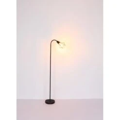 Globo Stehlampe Isabella 1-flammig Schwarz Matt 370 X 220 X 1750 Mm -Globo Lighting 9007371442430 3749 S 05