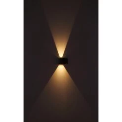 Globo LED-Außenleuchte Veronika 1-flammig Holzoptik Dunkel 100 X 100 Mm -Globo Lighting 9007371442454 3749 S 05