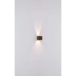 Globo LED-Außenleuchte Veronika 1-flammig Holzoptik Dunkel 100 X 100 Mm -Globo Lighting 9007371442454 3749 S 06