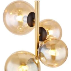 Globo LED-Tischlampe Riha 4-flammig Schwarz Matt 237 X 193 X 480 Mm 18 Globo LED-Tischlampe Riha 4-flammig Schwarz Matt 237 X 193 X 480 Mm -Globo Lighting 9007371442461 3749 CU 02