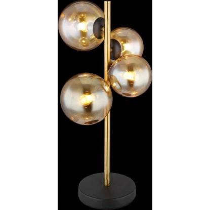 Globo LED-Tischlampe Riha 4-flammig Schwarz Matt 237 X 193 X 480 Mm 6 Globo LED-Tischlampe Riha 4-flammig Schwarz Matt 237 X 193 X 480 Mm – Bild 4