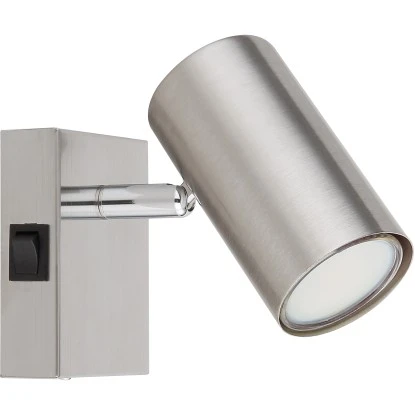 Globo Strahler Robby 1-flammig Nickel Matt 70 X 100 Mm 5 Globo Strahler Robby 1-flammig Nickel Matt 70 X 100 Mm – Bild 3