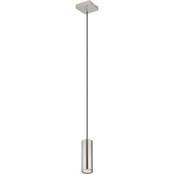 Globo Pendelleuchte Robby 1-flammig Nickel Matt 90 X 90 X 1200 Mm -Globo Lighting 9007371442546 3749 S 02