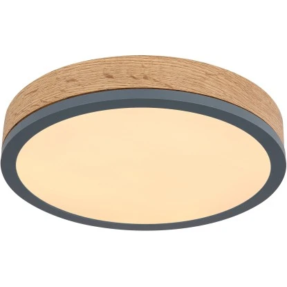 Globo LED-Deckenleuchte Doro 1-flammig Graphit 300 X 85 Mm 4 Globo LED-Deckenleuchte Doro 1-flammig Graphit 300 X 85 Mm – Bild 2