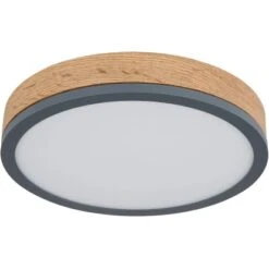 Globo LED-Deckenleuchte Doro 1-flammig Graphit 300 X 85 Mm 12 Globo LED-Deckenleuchte Doro 1-flammig Graphit 300 X 85 Mm -Globo Lighting 9007371442553 3749 S 02