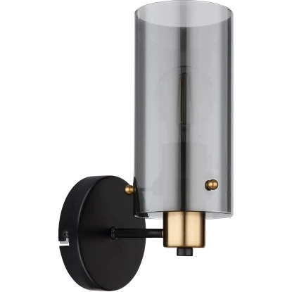 Globo Wandlampe Fanni 1-flammig Schwarz Matt-Rauchfarben 120 X 280 Mm 5 Globo Wandlampe Fanni 1-flammig Schwarz Matt-Rauchfarben 120 X 280 Mm – Bild 3