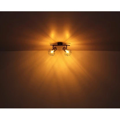 Globo Strahler Priska 4-flammig Schwarz Matt 800 X 225 X 190 Mm 10 Globo Strahler Priska 4-flammig Schwarz Matt 800 X 225 X 190 Mm – Bild 8