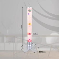 Globo LED-Stehlampe Mendoza 1-flammig Silber 246 X 246 X 611 Mm -Globo Lighting 9007371442683 3749 S 12