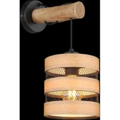 Globo Wandlampe Soeni 1-flammig Schwarz Matt 150 X 360 Mm -Globo Lighting 9007371442829 3749 S 02