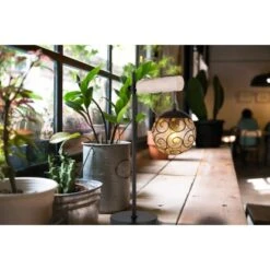 Globo Tischlampe Ma X I 1-flammig Schwarz Matt 340 X 180 X 550 Mm