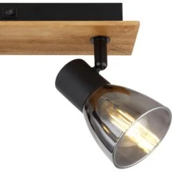 Globo Strahler Claude 2-flammig Dunkelbraun-Rauchfarben 250 X 70 X 155 Mm -Globo Lighting 9007371443208 3749 CU 01