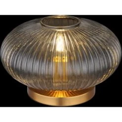 Globo Tischlampe Normy Rauchfarben 1-flammig 300 X 200 Mm -Globo Lighting 9007371443673 3749 S 02