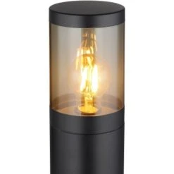 Globo Außenleuchte 1-flammig Schwarz Matt Rauchfarben 140 X 500 Mm -Globo Lighting 9007371443758 3749 CU 01