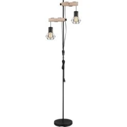 Globo Stehlampe 2-flammig Schwarz Matt 480 X 250 X 1680 Mm -Globo Lighting 9007371443840 3749 S 06