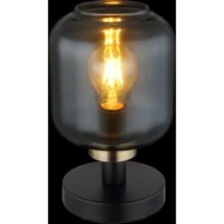 Globo Tischlampe 1-flammig Schwarz Matt-Rauchfarben 150 X 245 Mm -Globo Lighting 9007371444113 3749 S 02