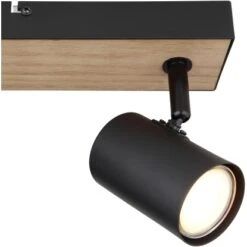 Globo Strahler Robby 2-flammig Schwarz Matt 260 X 60 X 135 Mm -Globo Lighting 9007371444137 3749 CU 01