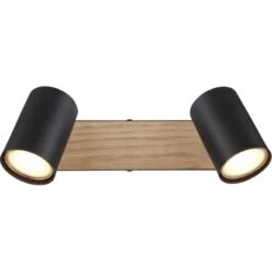 Globo Strahler Robby 2-flammig Schwarz Matt 260 X 60 X 135 Mm -Globo Lighting 9007371444137 3749 S 04