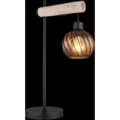 Globo Tischlampe Paulo 1-flammig Schwarz Matt 330 X 180 X 550 Mm -Globo Lighting 9007371444229 3749 3