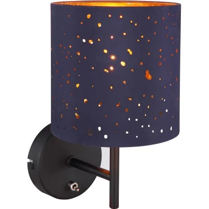 Globo Wandlampe 1-flammig Schwarz Matt 150 X 260 Mm 4 Globo Wandlampe 1-flammig Schwarz Matt 150 X 260 Mm – Bild 2