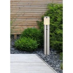 Globo Außenleuchte 1-flammig Silber Glänzend 14 Cm X 80 Cm -Globo Lighting 9007371444274 3749 AB 01