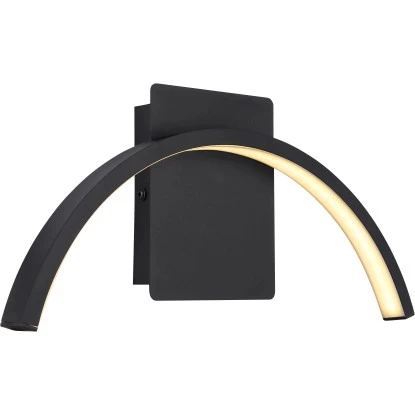 Globo LED-Außenleuchte 1-flammig Schwarz Matt 300 X 140 Mm 4 Globo LED-Außenleuchte 1-flammig Schwarz Matt 300 X 140 Mm – Bild 2