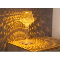 Globo LED-Tischleuchte Kristall ø 12 Cm X 26 Cm -Globo Lighting 9007371451289 3749 AB 02