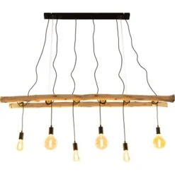 Globo Pendelleuchte Irmgard Holz Natur -Globo Lighting 940476 3579 2
