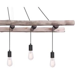 Globo Pendelleuchte Irmgard Holz Natur -Globo Lighting 940476 3579 8