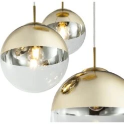 Globo Pendelleuchte Varus Metall Goldfarbig 11 Globo Pendelleuchte Varus Metall Goldfarbig -Globo Lighting 940502 3579 6