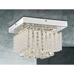 Globo LED-Deckenleuchte MATHILDA Chrom -Globo Lighting 94 3749 ambiente 6839612 1